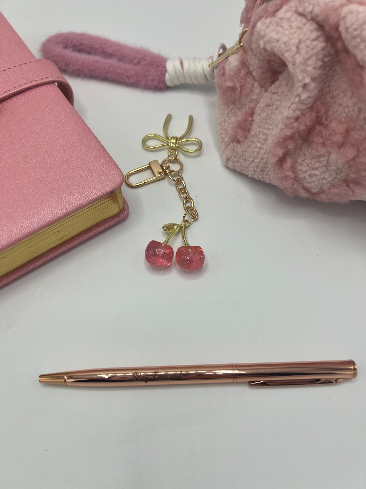 Stay Focused Rosegold Pen-Black Ink