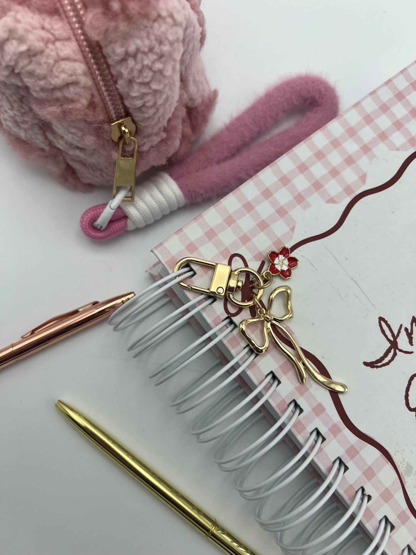 Petal Kiss Bow Charm