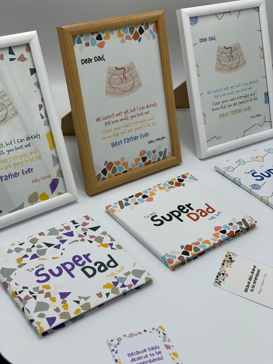 Outlined Hearts Frame