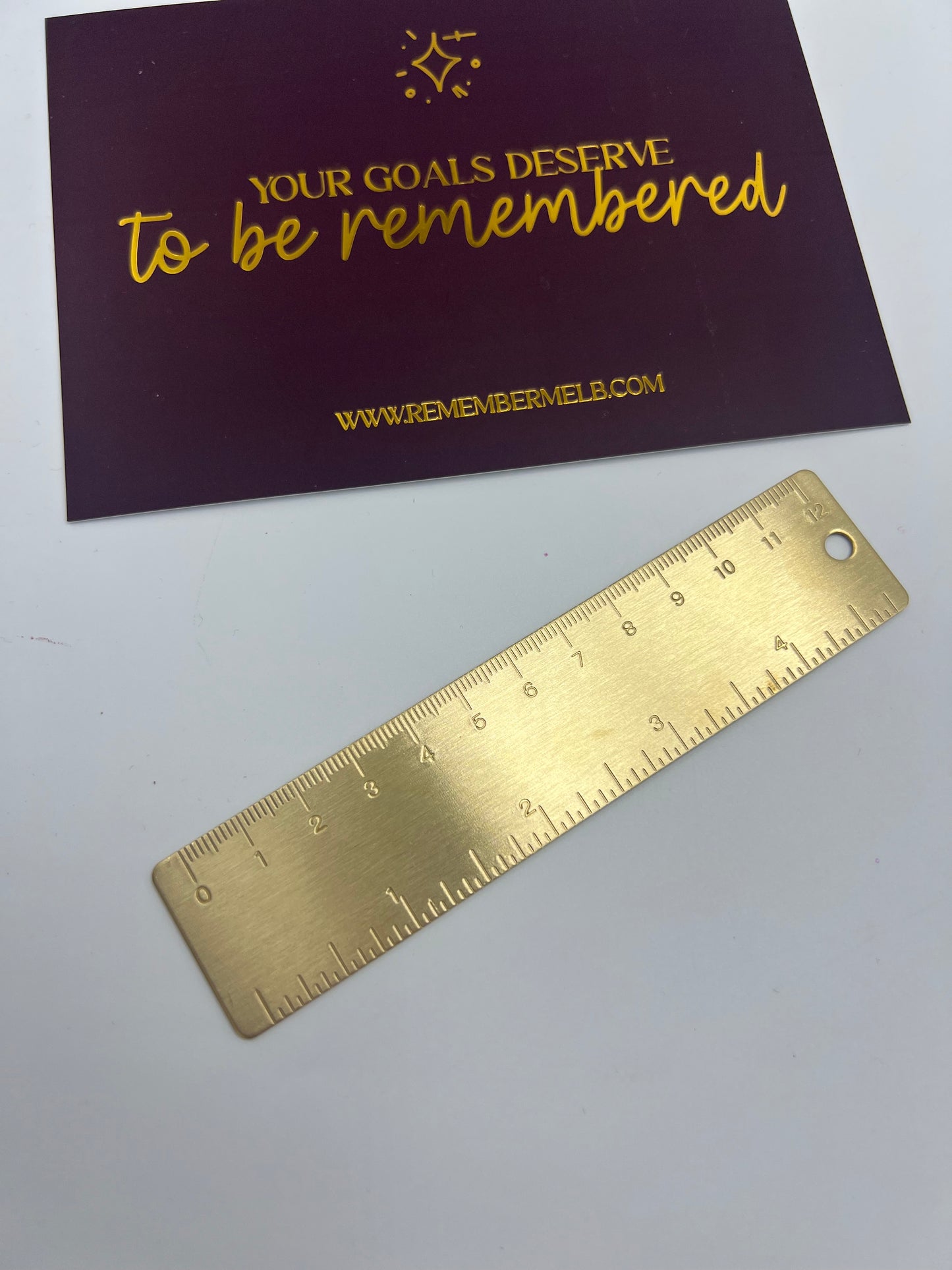 Golden Metal Ruler