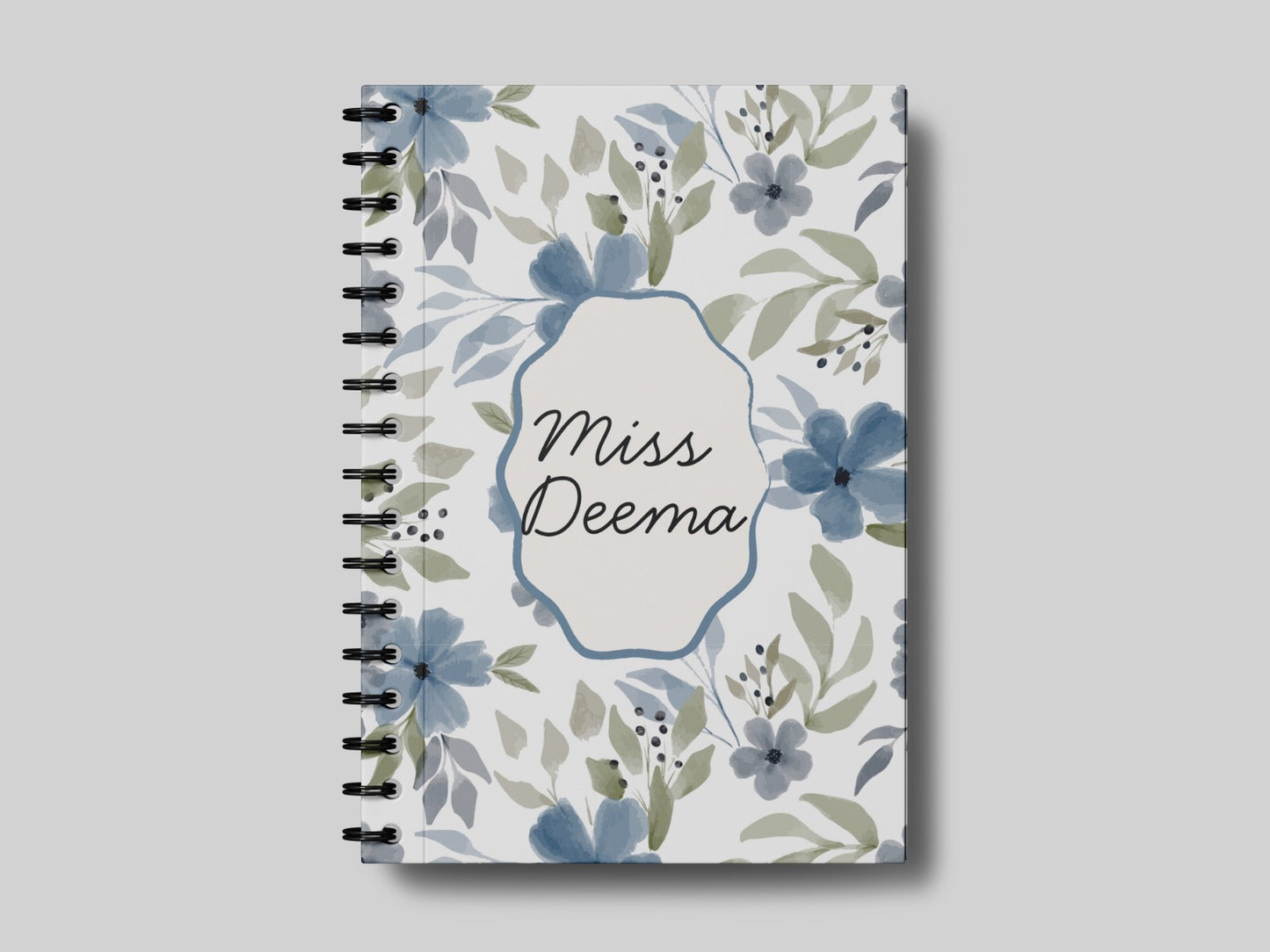 Soft Floral Pattern + Name 2.0 - Teacher Planner
