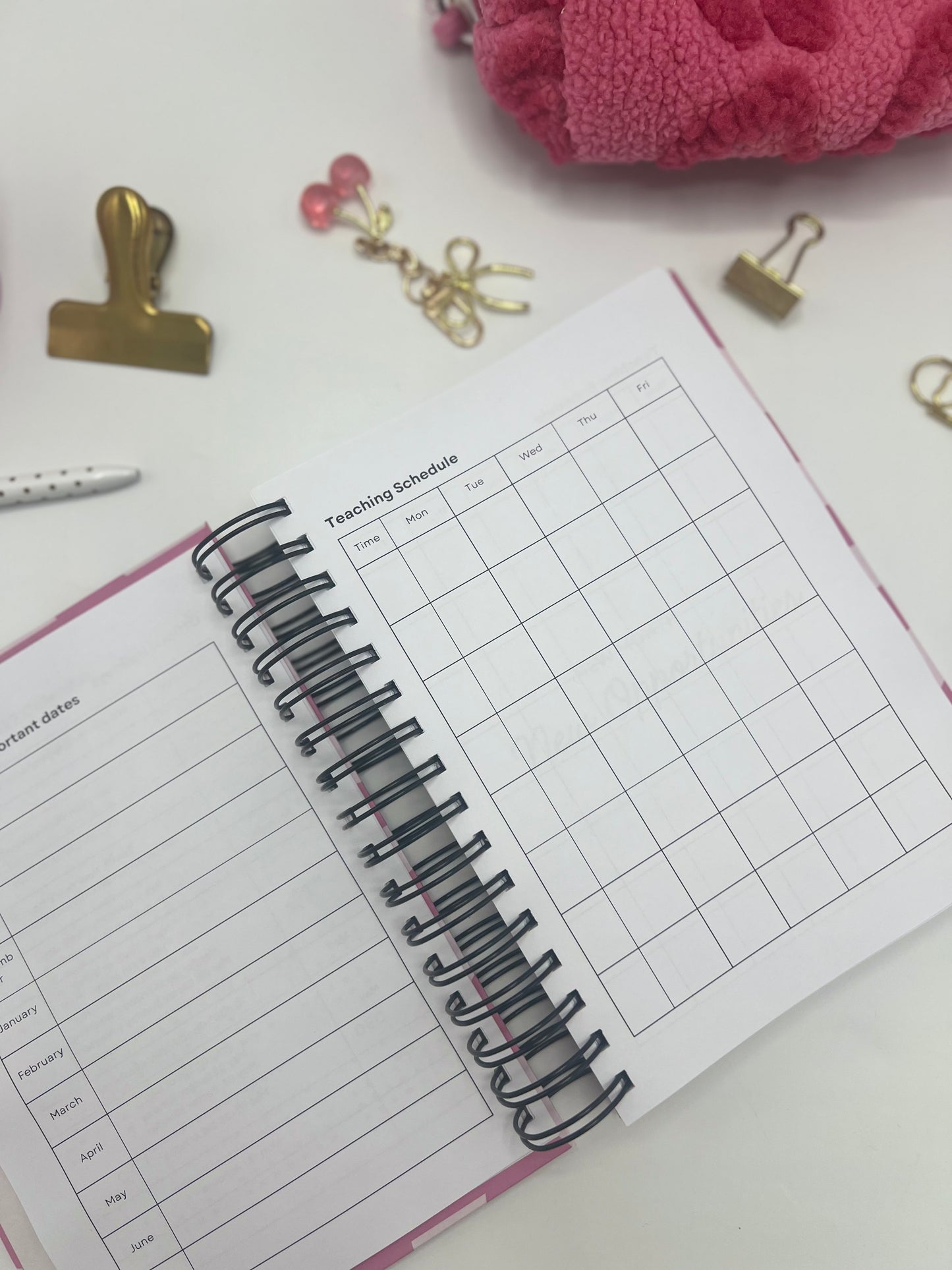 Educational Chaos Yellow - Teacher Planner