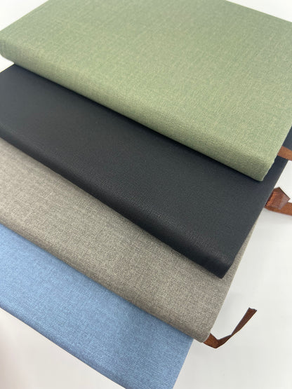 Pocket Sized Vegan Leather Lined Journal