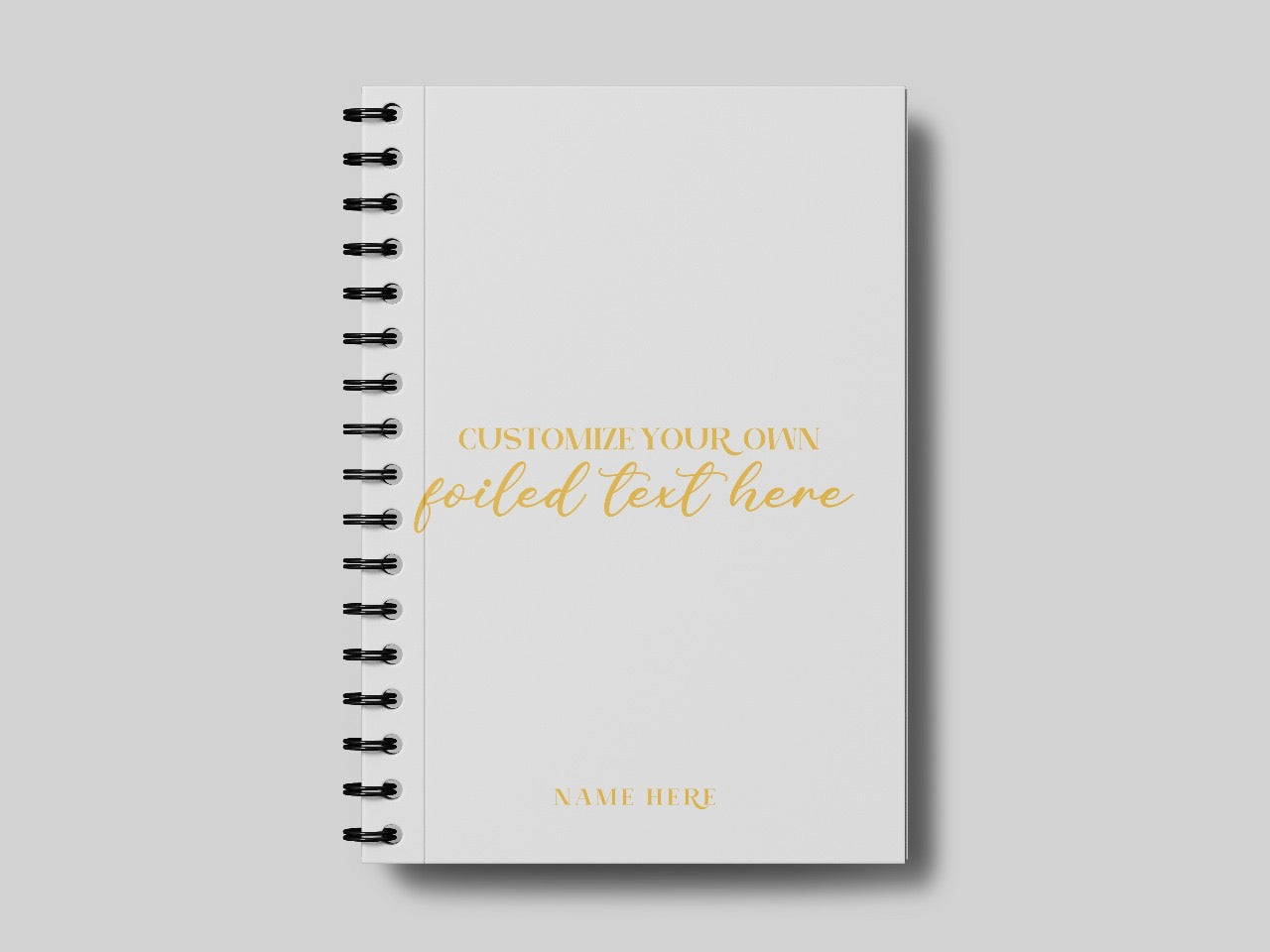 Any Quote +Name Foiled Planner