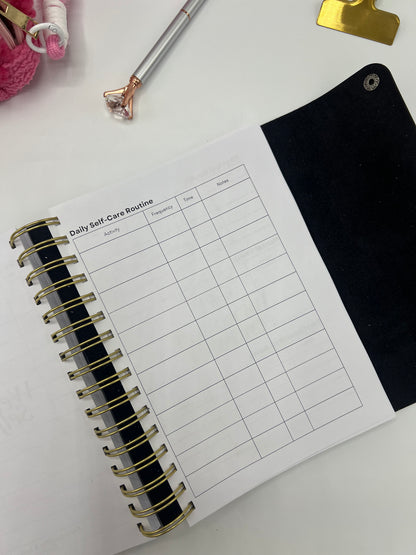 Navy - Leather University Planner