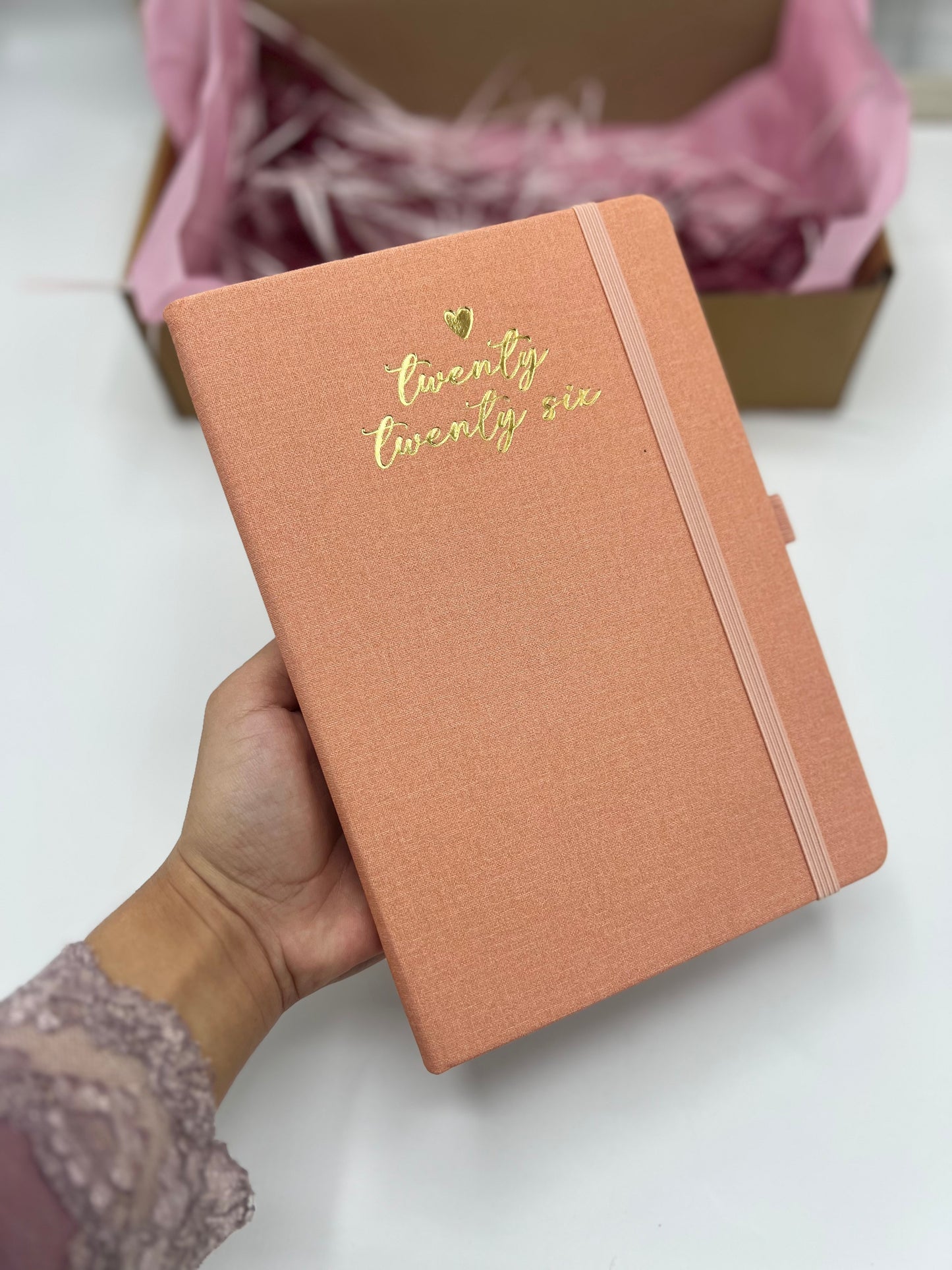 A5 Vegan Leather Lined Journal