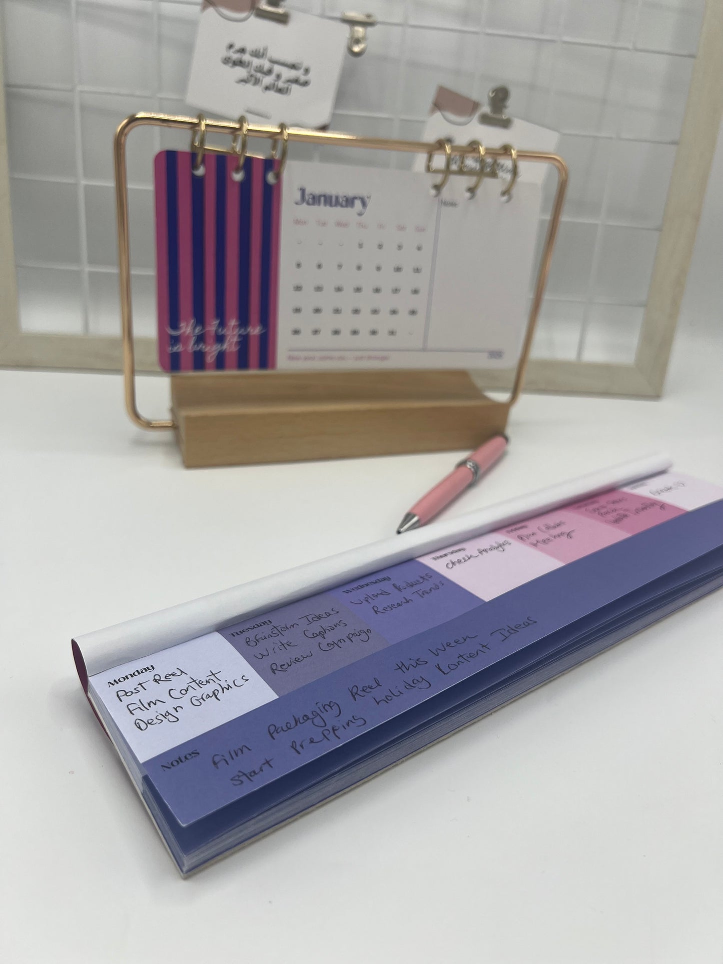 Any Design- Slim Weekly Deskpad