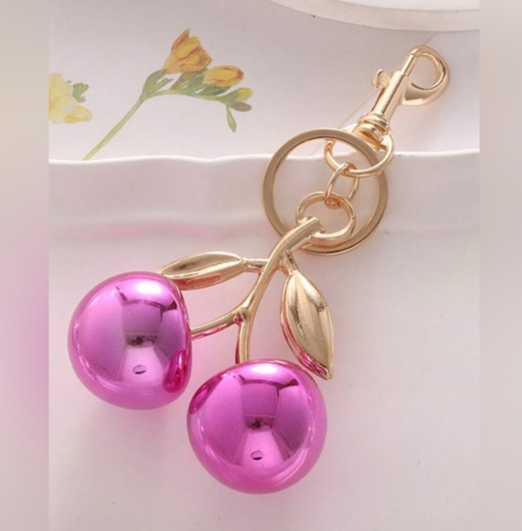 Cherry Handbag Charm Pendant