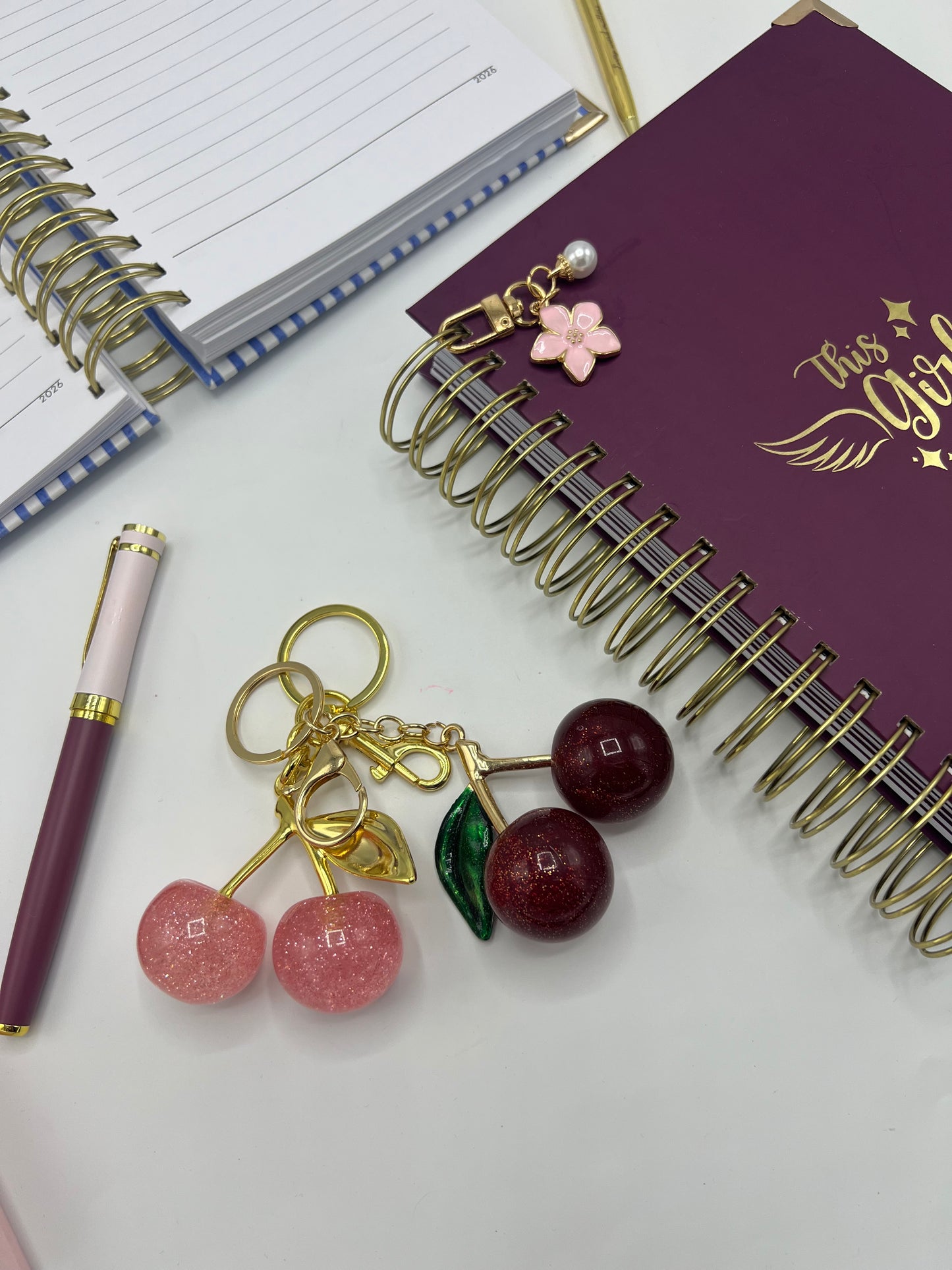 Cherry Handbag Charm Pendant