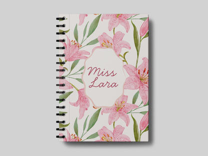 Soft Floral Pattern + Name 3.0 - Teacher Planner