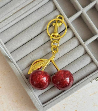 Cherry Handbag Charm Pendant