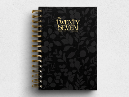 Twenty Seven Soft Flowery Pattern Foil -  Planner | Agenda