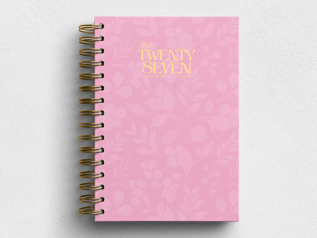 Twenty Seven Soft Flowery Pattern Foil -  Planner | Agenda
