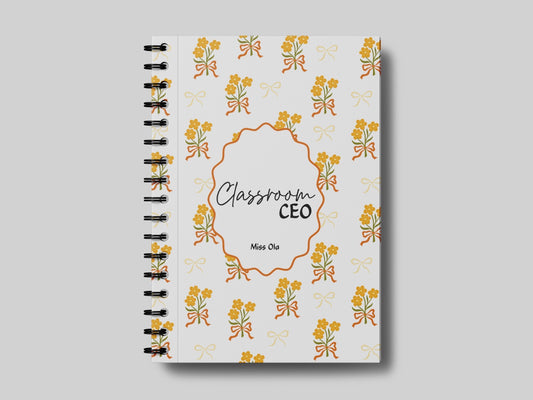 Classroom CEO Golden Bloom - Teacher Planner