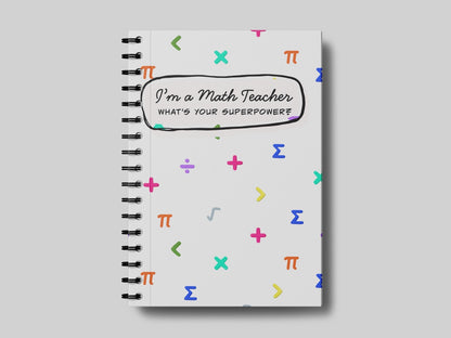 Math is my Superpower - Teacher Planner