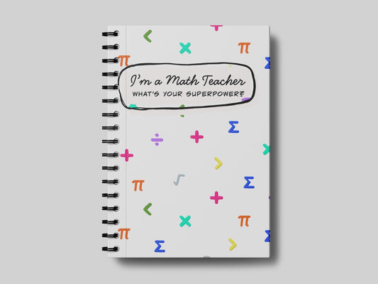 Math is my Superpower - Teacher Planner