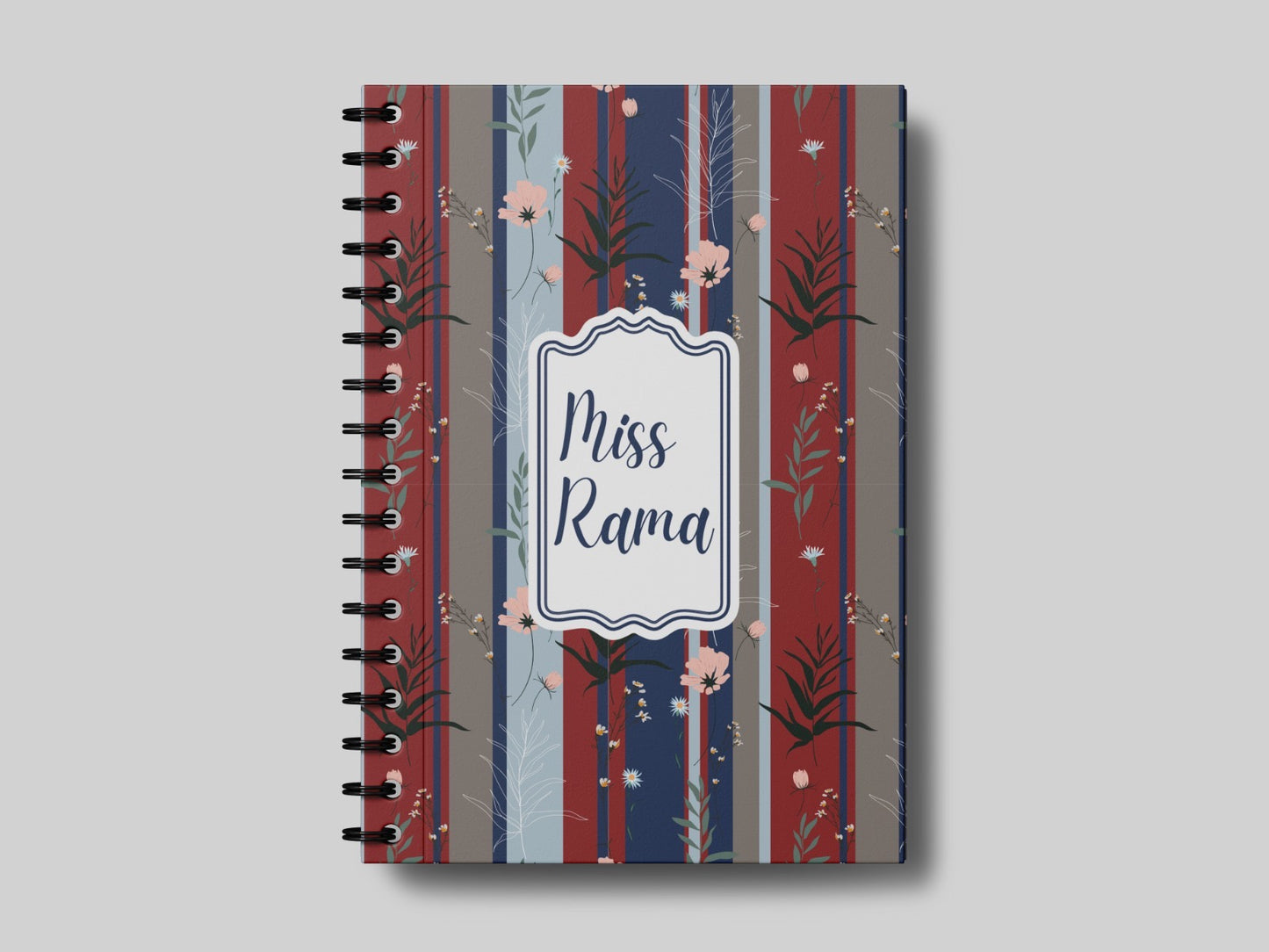 Rustic Bloom + Name - Teacher Planner