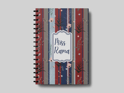 Rustic Bloom + Name - Teacher Planner