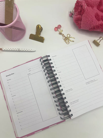 Educational Chaos Yellow - Teacher Planner