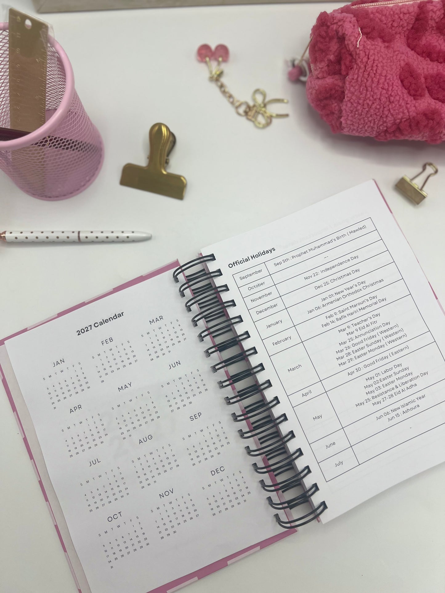 Educational Chaos Yellow - Teacher Planner