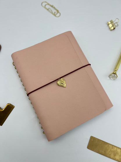 Blush Pink Leather Daily Planner | Agenda