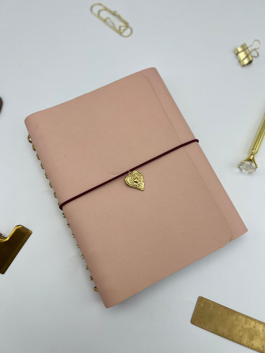 Blush Pink Leather Weekly Planner | Agenda