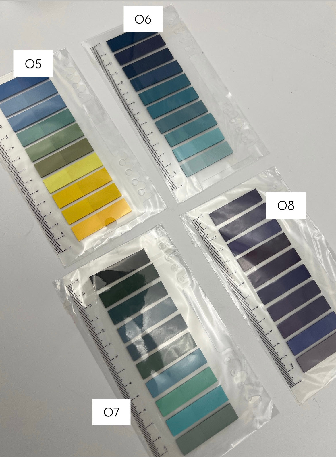 Color Palette Sticky Tabs | Ruler Edition