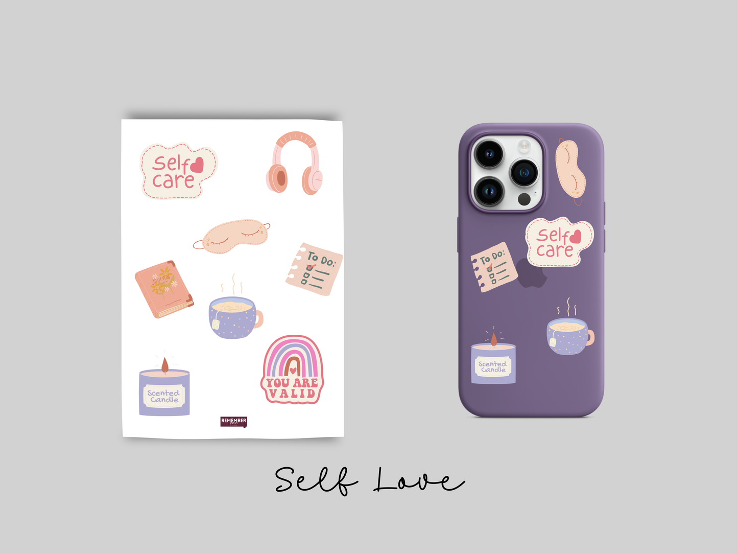 Self Love 3D Stickers