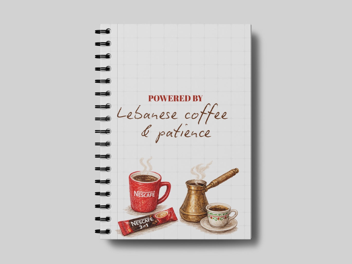 Lebanese Coffee & Patience -Teacher Planner