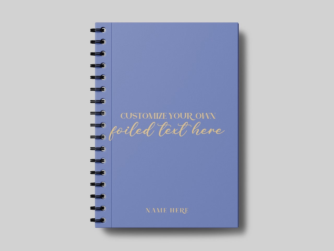 Any Quote +Name Foiled Planner