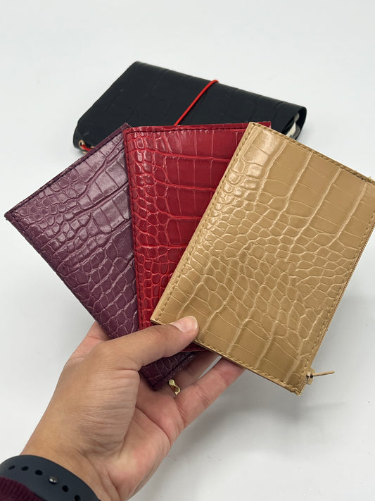 A6 Vegan Leather Insert File ( For Leather Refillable Journals)
