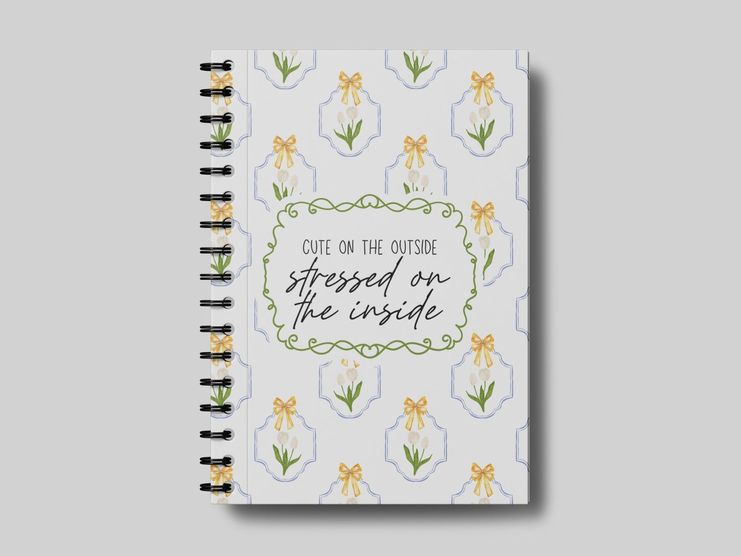 Stressed on Inside Yellow - Teacher Planner