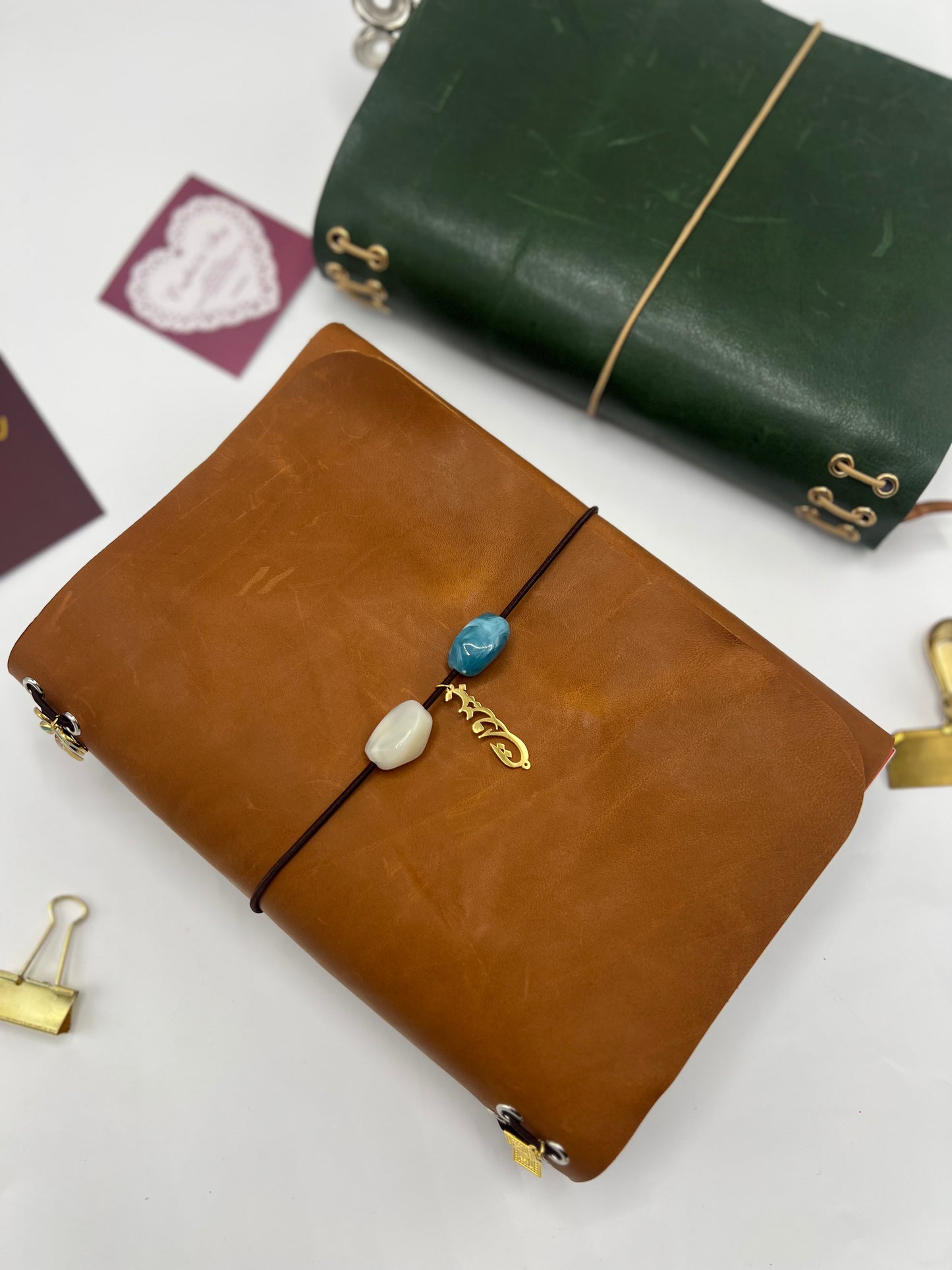 Ancient Oak |Vegetable Tanned| A5 Trifold Real Leather Journal