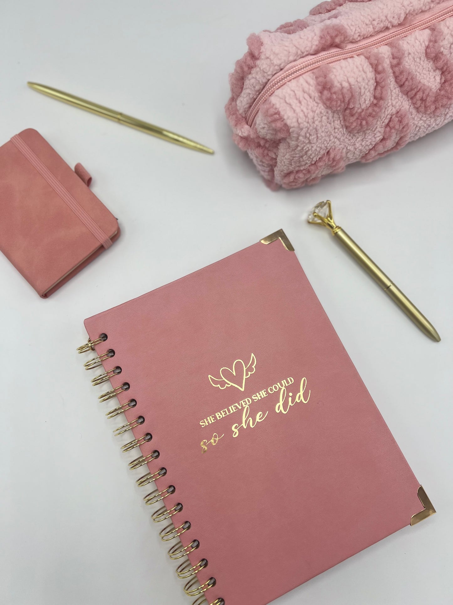 Any Quote + Name Leather Planner | Notebook