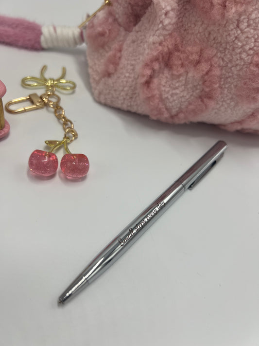 Small Steps Everyday Silver Pen-Black Ink