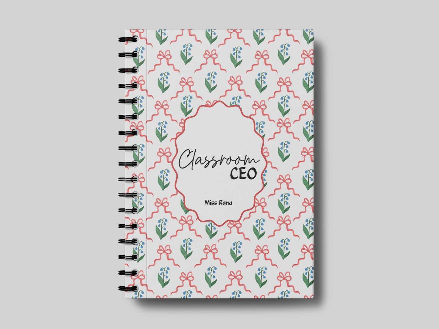 Classroom CEO Bluebell Bows - Teacher Planner