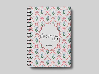 Classroom CEO Bluebell Bows - Teacher Planner