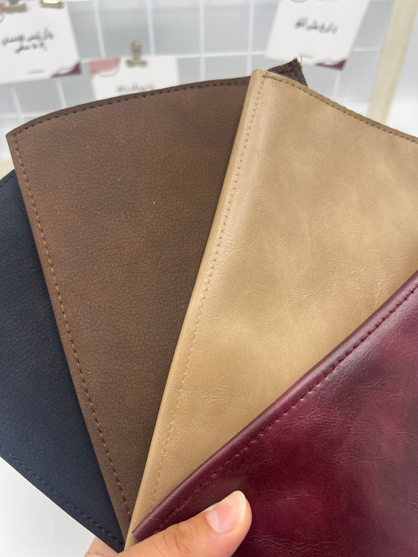 A5 Vegan Leather Insert File ( For Leather Refillable Journals)