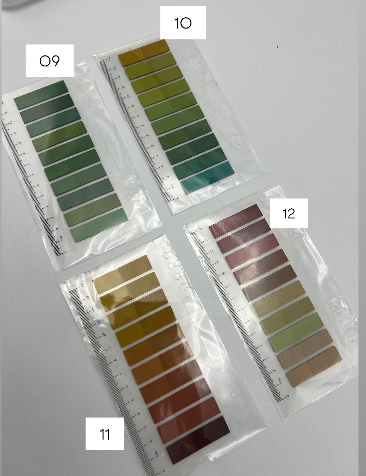 Color Palette Sticky Tabs | Ruler Edition