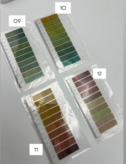 Color Palette Sticky Tabs | Ruler Edition