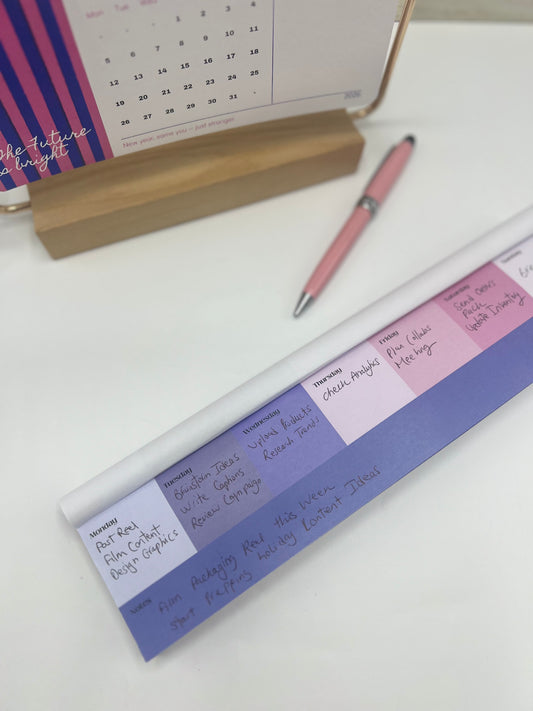 Any Design- Slim Weekly Deskpad