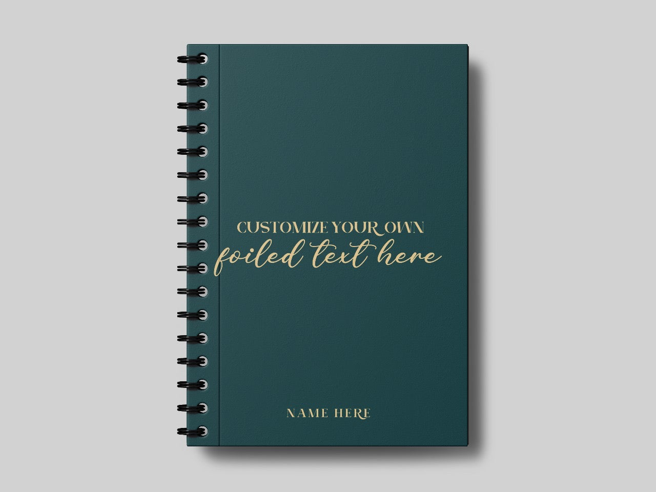 Any Quote +Name Foiled Planner