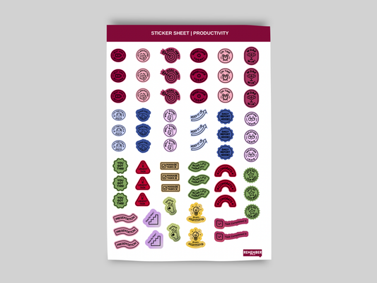 Productivity Sticker Sheet 1.0