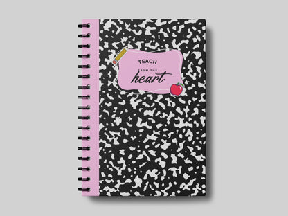Teach from the Heart Pink - Teacher Planner