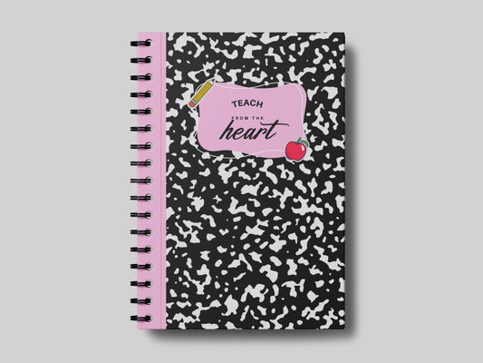Teach from the Heart Pink - Teacher Planner