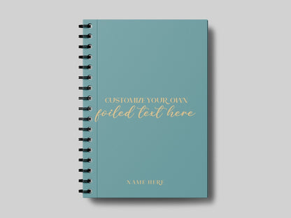 Any Quote +Name Foiled Planner