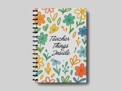 Floral Teacher Things Inside -Teacher Planner