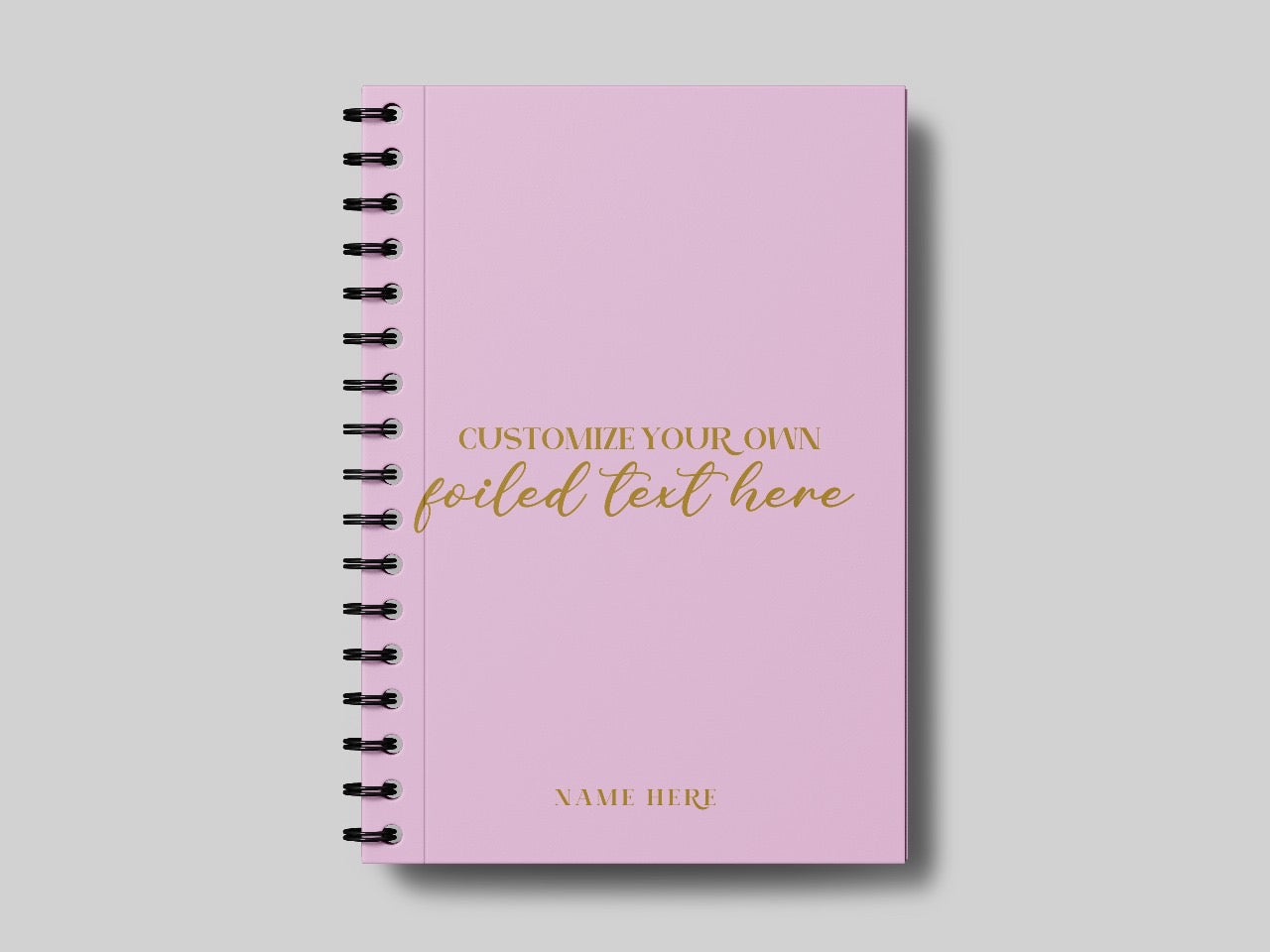 Any Quote +Name Foiled Planner