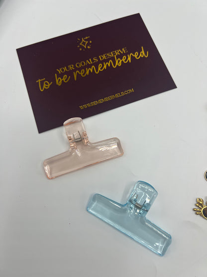 Plastic Journaling Paper Clips
