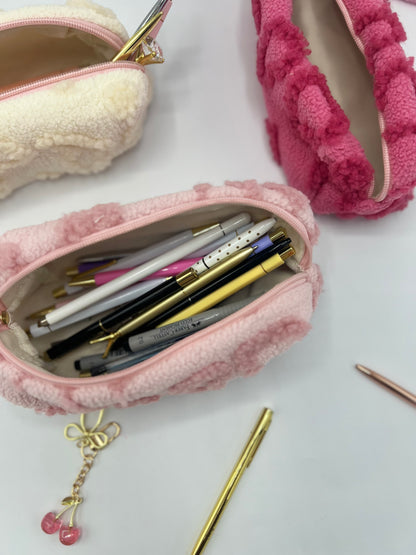 Heart Patterned Pencil Case